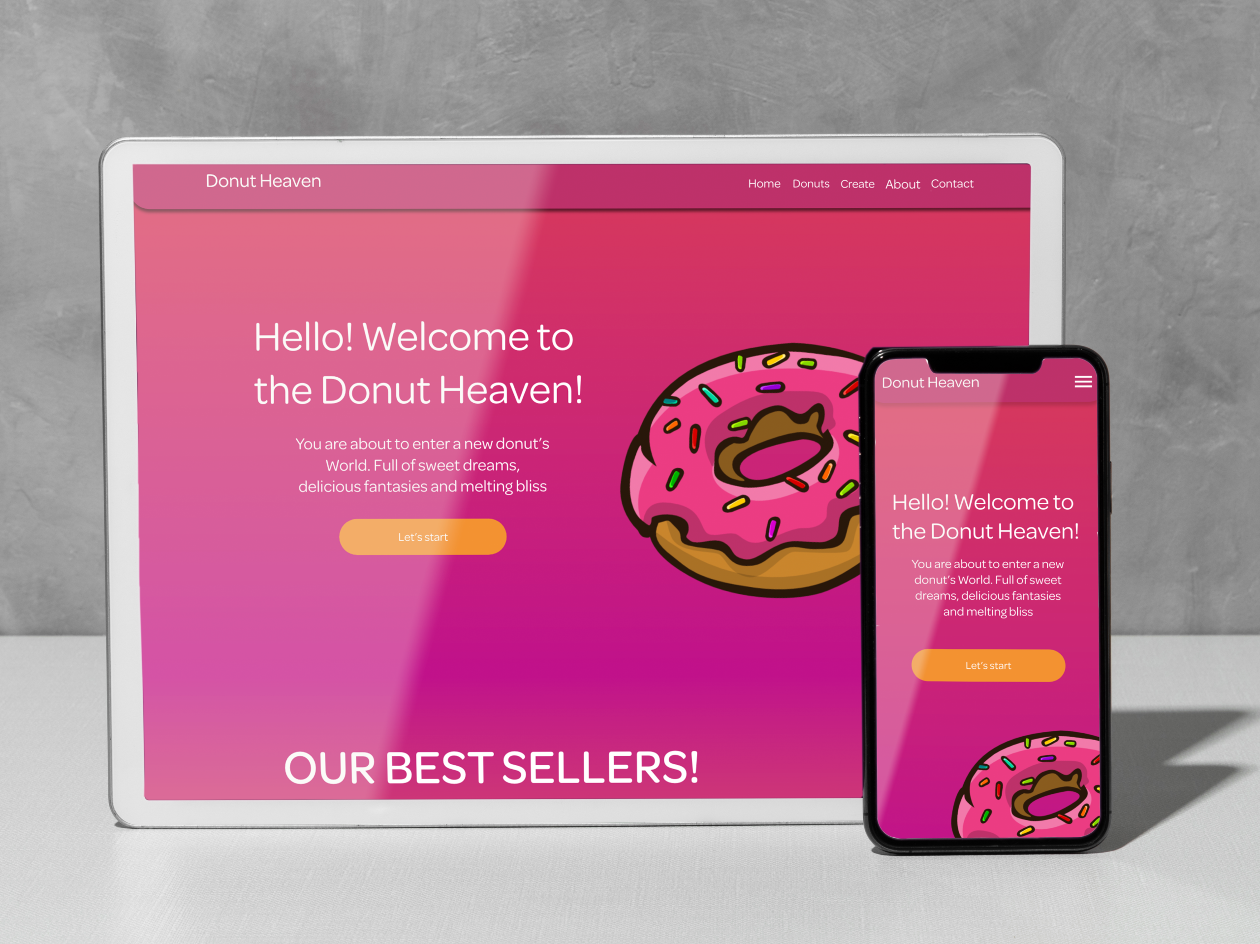 Donut Website